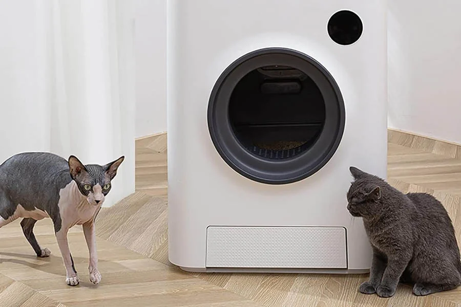 kitty litter with lid